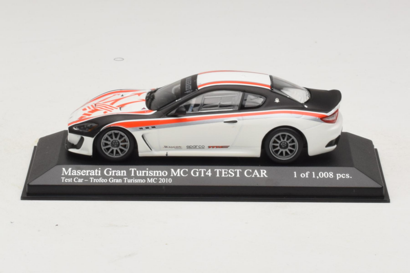 Maserati GranTurismo MC GT4 Trofeo GranTurismo MC Test Car 2010 Minichamps 1:43 400101201 Kovina