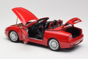 Maserati GT Spyder Rdeč Bburago 1:18 34097 Kovina – slika 7 od 8