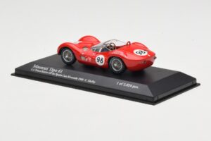 Maserati Tipo 61 #98 C. Shelby Times Mirror Grand Prix Riverside 1960 Minichamps 1:43 400601298 Kovina – slika 3 od 4