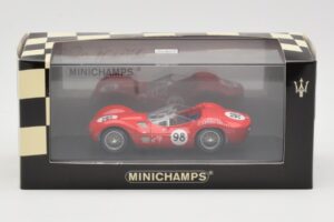 Maserati Tipo 61 #98 C. Shelby Times Mirror Grand Prix Riverside 1960 Minichamps 1:43 400601298 Kovina – slika 4 od 4