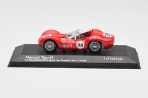 Maserati Tipo 61 #98 C. Shelby Times Mirror Grand Prix Riverside 1960 Minichamps 1:43 400601298 Kovina