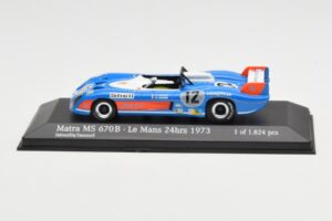 Matra Simca MS670B #12 J-P. Beltoise / J-P. Jabouille / J-P. Jaussaud 24 Hours of Le Mans 1973 Minichamps 1:43 430731112 Kovi