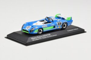 Matra Simca MS670B #7 H. Pescarolo / G. Larrousse 24 Hours of Le Mans Winner 1973 Minichamps 1:43 430731111 Kovina – slika 2 od 4