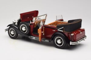 Maybach DS8 Zeppelin Rdeč Anson 1:18 30413 Kovina – slika 5 od 8