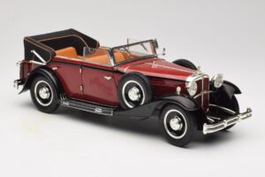 Maybach DS8 Zeppelin Rdeč Anson 1:18 30413 Kovina – slika 6 od 8