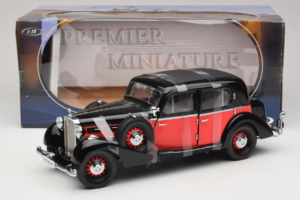 Maybach SW35 Hardtop Črna Rdeč Premier Miniature 1:18 PM-38208 Kovina – slika 6 od 6