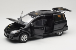 Mazda 5 Črn Paudi Model 1:18 2169BK Kovina – slika 2 od 8