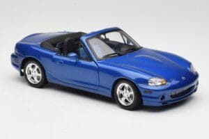 Mazda MX-5 NA 10th Anniversary Blue Metallic Gate 1:18 01071 Kovina – slika 6 od 8