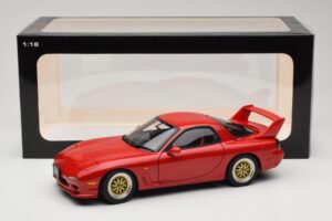 Mazda RX-7 FD Tuned Version Vintage Red AUTOart 1:18 75969 Kovina – slika 8 od 8