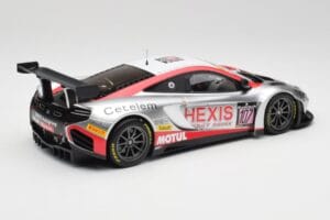 McLaren 12C GT3 Hexis Racing #107 O. Panis / F. Cazenave 24 Hours of Spa 2013 Minichamps 1:18 151131397 Kovina – slika 2 od 6
