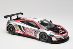 McLaren 12C GT3 Hexis Racing #107 O. Panis / F. Cazenave 24 Hours of Spa 2013 Minichamps 1:18 151131397 Kovina – slika 4 od 6