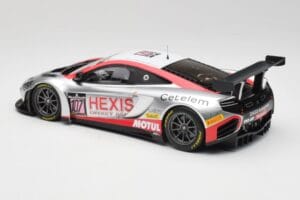 McLaren 12C GT3 Hexis Racing #107 O. Panis / F. Cazenave 24 Hours of Spa 2013 Minichamps 1:18 151131397 Kovina – slika 5 od 6