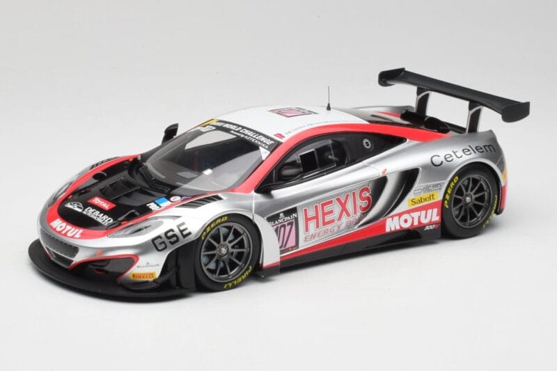 McLaren 12C GT3 Hexis Racing #107 O. Panis / F. Cazenave 24 Hours of Spa 2013 Minichamps 1:18 151131397 Kovina