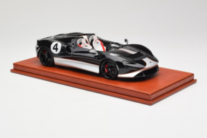 McLaren Elva Črn Srebrn AB Models 1:18 REMC022 Smola – slika 4 od 7