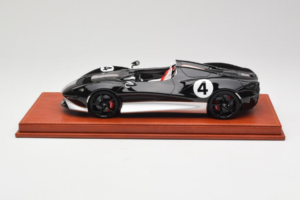McLaren Elva Črn Srebrn AB Models 1:18 REMC022 Smola