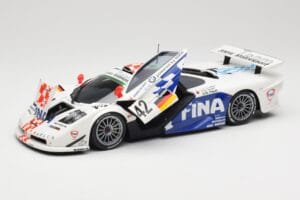 McLaren F1 GTR BMW Motorsport #42 J. Lehto / S. Soper / N. Piquet 24 Hours of Le Mans 1997 Minichamps 1:18 530133742 Kovina – slika 2 od 8