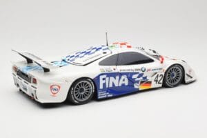 McLaren F1 GTR BMW Motorsport #42 J. Lehto / S. Soper / N. Piquet 24 Hours of Le Mans 1997 Minichamps 1:18 530133742 Kovina – slika 3 od 8