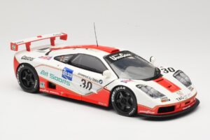 McLaren F1 GTR GT1 #30 West Competition J. Nielsen 1996 UT Models 1:18 39624 Kovina – slika 6 od 8