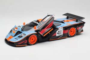 McLaren F1 GTR Gulf #41 P. Gounon / S. Oloffson 24 Hours of Le Mans 1997 Minichamps 1:18 530133741 Kovina – slika 2 od 8