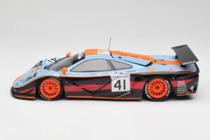 McLaren F1 GTR Gulf #41 P. Gounon / S. Oloffson 24 Hours of Le Mans 1997 Minichamps 1:18 530133741 Kovina – slika 4 od 8