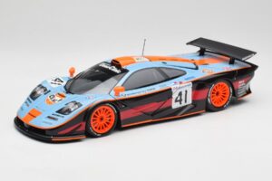 McLaren F1 GTR Gulf #41 P. Gounon / S. Oloffson 24 Hours of Le Mans 1997 Minichamps 1:18 530133741 Kovina