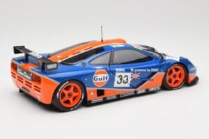 McLaren F1 GTR Gulf Racing #33 S. Bellm / A. Weaver / J. Lehto 24 Hours of Le Mans 1996 Minichamps 1:18 530133633 Kovina – slika 3 od 8
