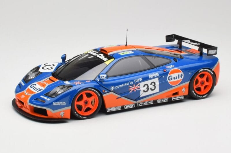 McLaren F1 GTR Gulf Racing #33 S. Bellm / A. Weaver / J. Lehto 24 Hours of Le Mans 1996 Minichamps 1:18 530133633 Kovina