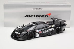 McLaren F1 GTR Gulf Team Davidoff #41 T. Bscher / E. Pirro / R. Capello 24 Hours of Le Mans 1998 Minichamps 1:18 530133841 Ko – slika 8 od 8