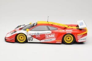 McLaren F1 GTR Gulf Team Davidoff #40 D. O'Rourke / G. Sugden / J. Auberlein 24 Hours of Le Mans 1998 Minichamps 1:18 5301338 – slika 4 od 8