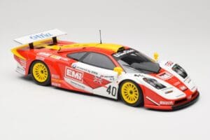 McLaren F1 GTR Gulf Team Davidoff #40 D. O'Rourke / G. Sugden / J. Auberlein 24 Hours of Le Mans 1998 Minichamps 1:18 5301338 – slika 6 od 8