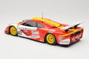McLaren F1 GTR Gulf Team Davidoff #40 D. O'Rourke / G. Sugden / J. Auberlein 24 Hours of Le Mans 1998 Minichamps 1:18 5301338 – slika 7 od 8