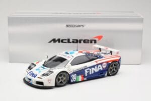 McLaren F1 GTR Team Bigazzi #39 N. Piquet / A. Cecotto / D. Sullivan 24 Hours of Le Mans 1996 Minichamps 1:18 530133639 Kovin – slika 8 od 8