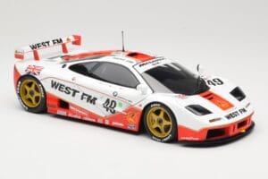 McLaren F1 GTR West Competition #49 J. Nielsen / J. Mass / T. Bscher 24 Hours of Le Mans 1995 Minichamps 1:18 530133549 Kovin – slika 6 od 8
