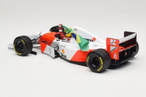 McLaren MP4/8 Ford #8 A. Senna Winner European GP Donington 1993 Minichamps 1:18 540931848 Kovina – slika 5 od 6