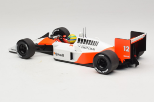 McLaren MP4/4 Honda #12 A. Senna Marlboro McLaren F1 World Champion 1988 Minichamps 1:18 540881812 Kovina – slika 5 od 7