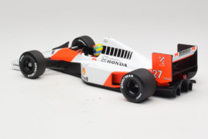 McLaren MP4/5B Honda #27 A. Senna Marlboro McLaren F1 World Champion 1990 Minichamps 1:18 540901827 Kovina – slika 5 od 7