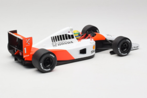 McLaren MP4/6 Honda #1 A. Senna Marlboro McLaren F1 World Champion 1991 Minichamps 1:18 540911801 Kovina – slika 2 od 7