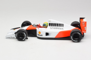 McLaren MP4/6 Honda #1 A. Senna Marlboro McLaren F1 World Champion 1991 Minichamps 1:18 540911801 Kovina – slika 3 od 7