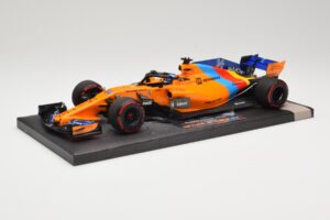 McLaren MCL33 Renault #14 F. Alonso Last F1 Race Abu Dhabi GP 2018 Minichamps 1:18 537183914 Kovina – slika 2 od 6