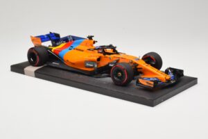 McLaren MCL33 Renault #14 F. Alonso Last F1 Race Abu Dhabi GP 2018 Minichamps 1:18 537183914 Kovina – slika 4 od 6
