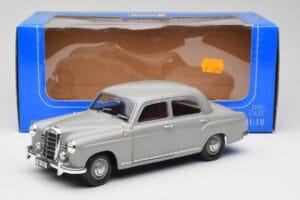 Mercedes 180 W120 Ponton Graphite Grey Revell 1:18 08974 Kovina – slika 8 od 8