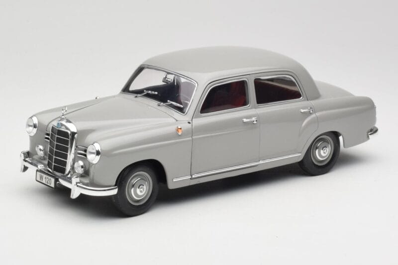 Mercedes 180 W120 Ponton Graphite Grey Revell 1:18 08974 Kovina