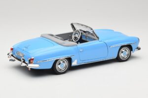 Mercedes 190 SL W121 Svetlo Modra Norev 1:18 183400 Kovina – slika 3 od 8