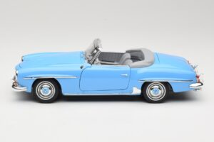 Mercedes 190 SL W121 Svetlo Modra Norev 1:18 183400 Kovina – slika 4 od 8