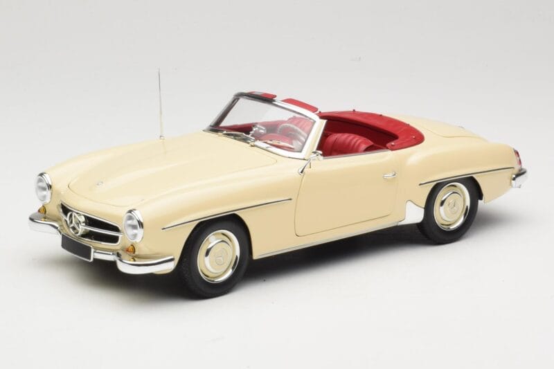 Mercedes 190 SL W121 Bež Minichamps 1:18 103037034 Kovina