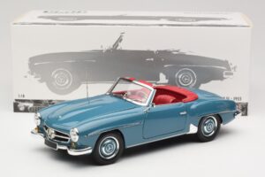 Mercedes 190 SL W121 Modra Minichamps 1:18 103037033 Kovina – slika 8 od 8