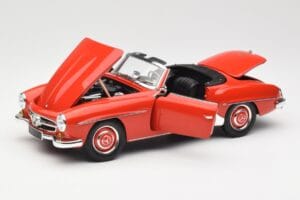 Mercedes 190 SL W121 Guards Red Minichamps 1:18 100037032 Kovina – slika 2 od 8
