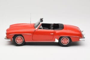 Mercedes 190 SL W121 Guards Red Minichamps 1:18 100037032 Kovina – slika 4 od 8