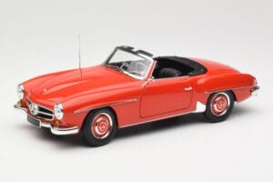 Mercedes 190 SL W121 Guards Red Minichamps 1:18 100037032 Kovina