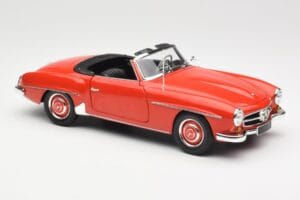Mercedes 190 SL W121 Guards Red Minichamps 1:18 100037032 Kovina – slika 6 od 8